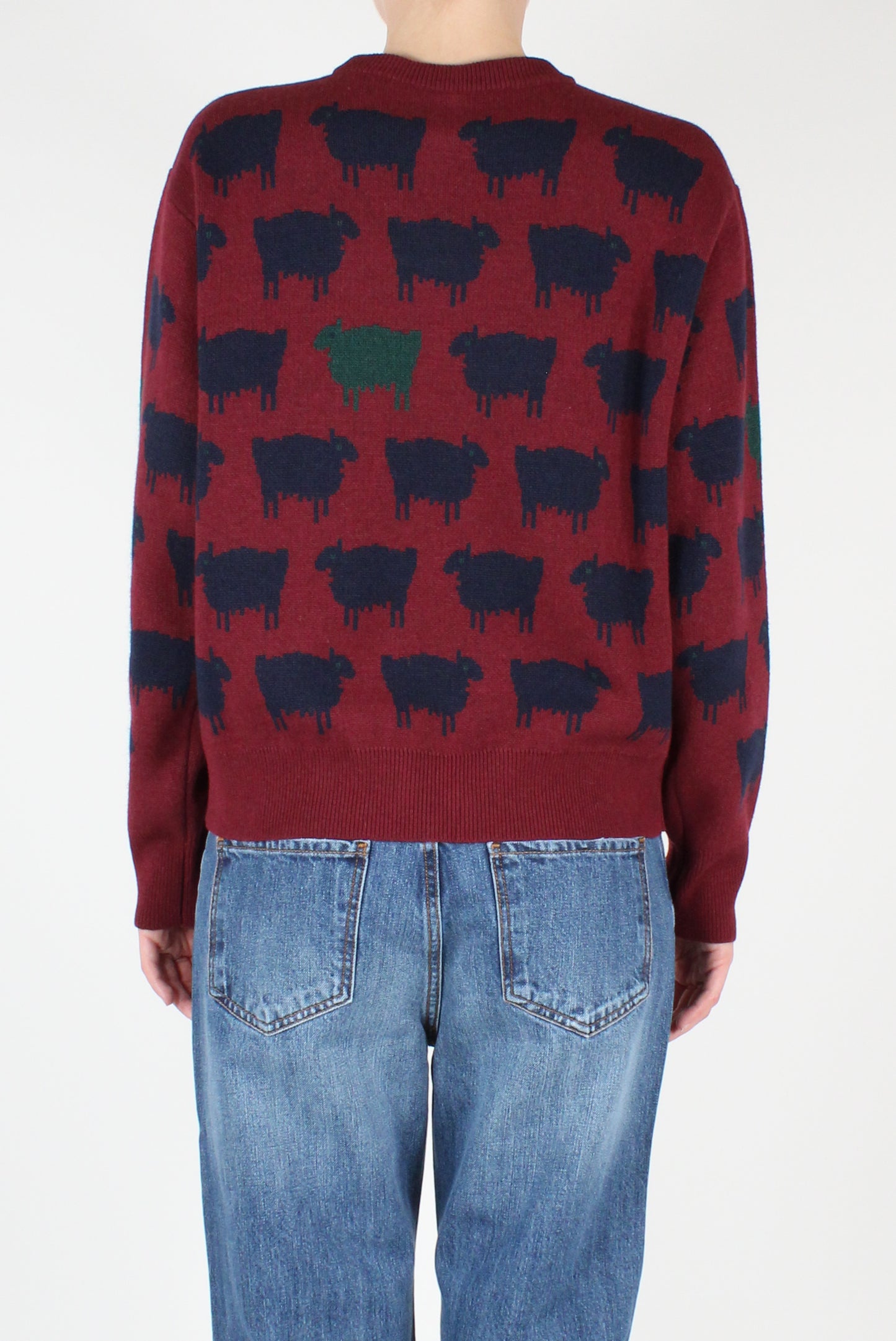 Maglione Girocollo con Pecore
