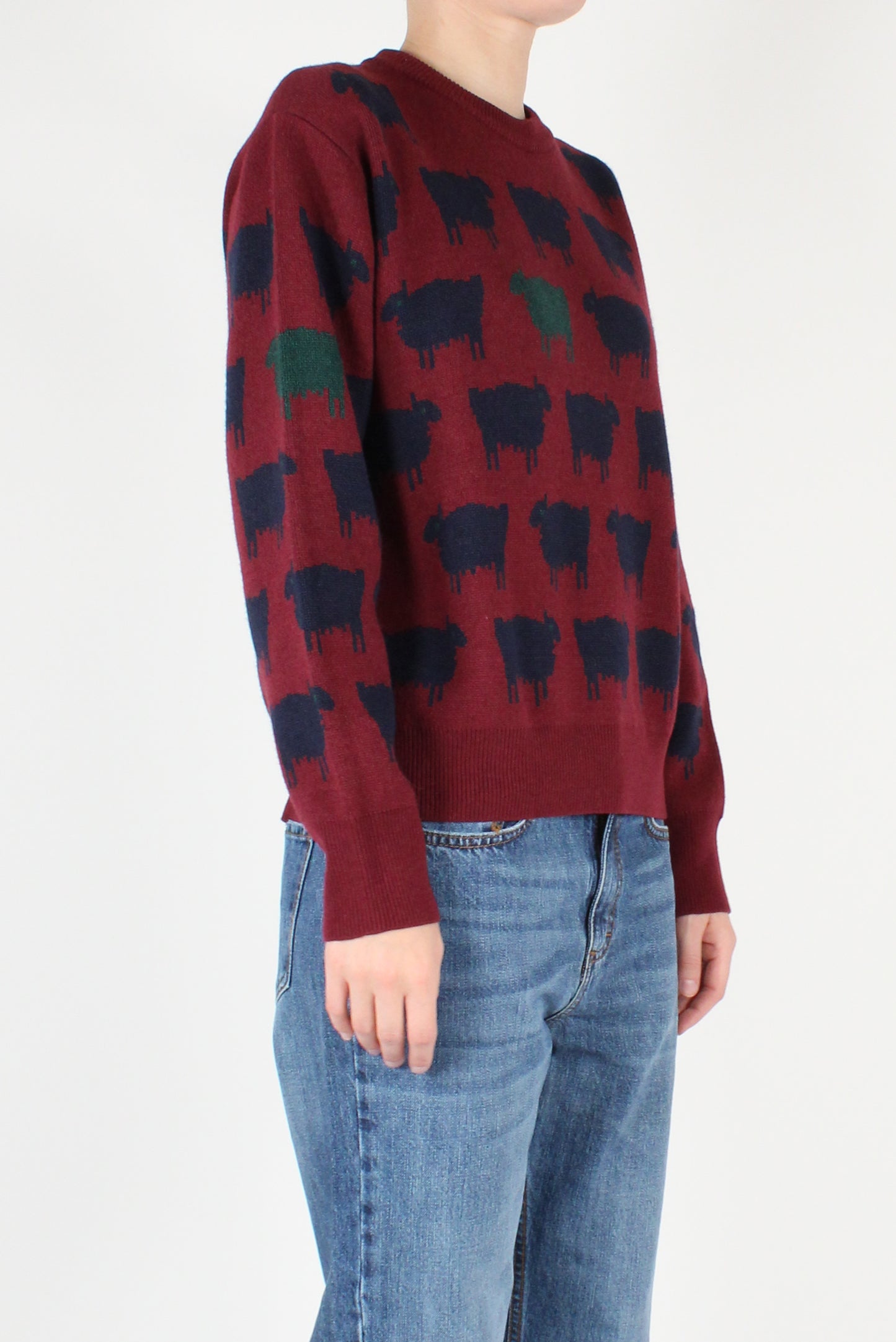 Maglione Girocollo con Pecore