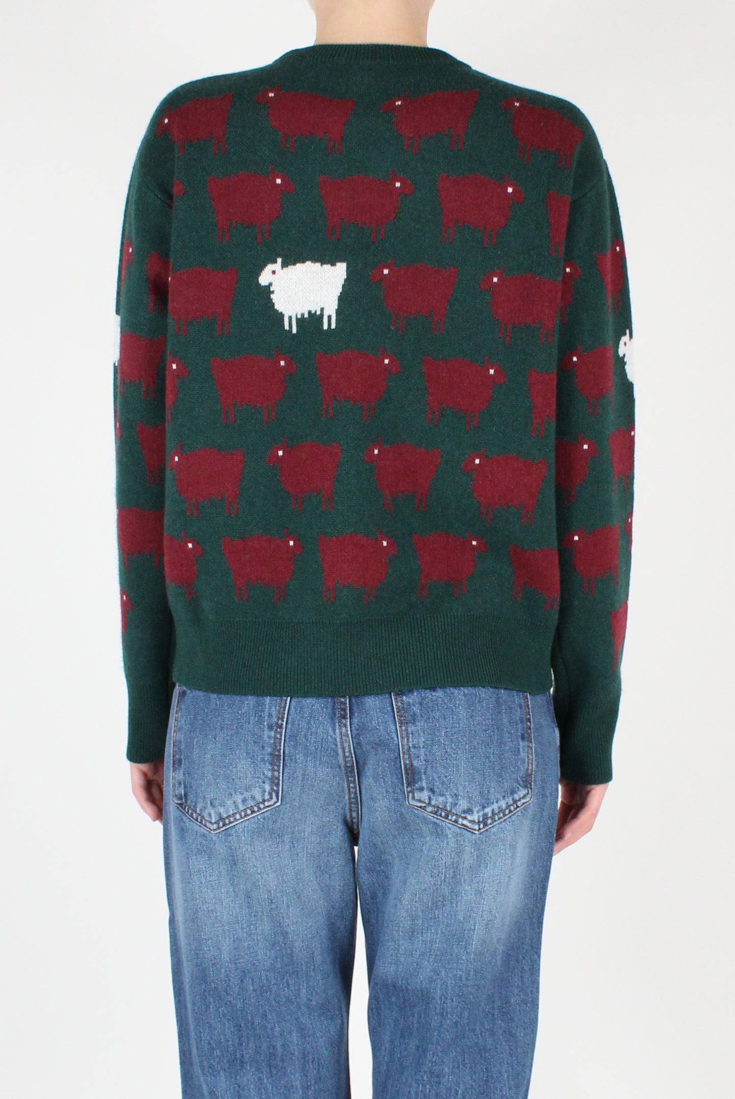 Maglione Girocollo con Pecore