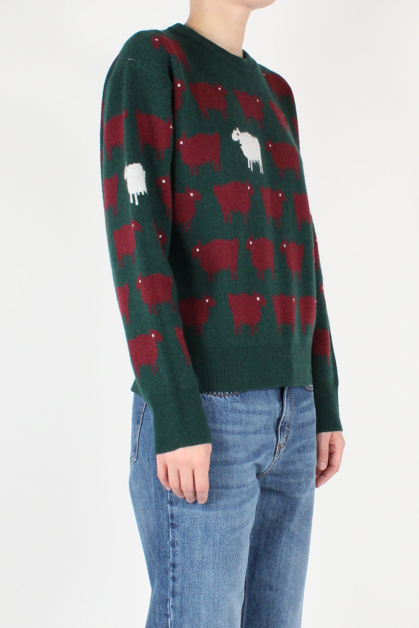 Maglione Girocollo con Pecore