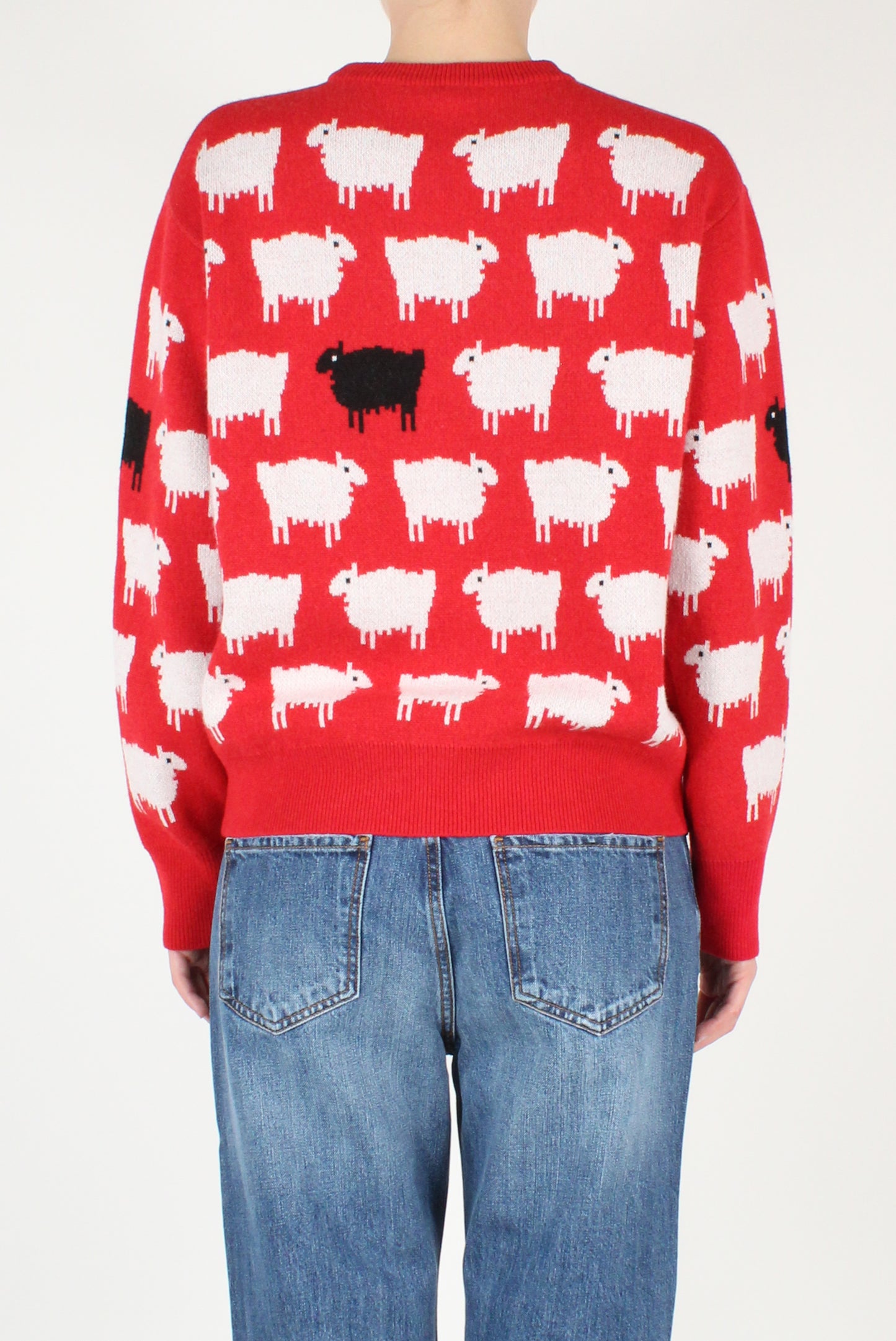 Maglione Girocollo con Pecore