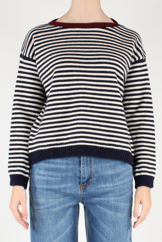 Maglione a Righe a Scatoletta