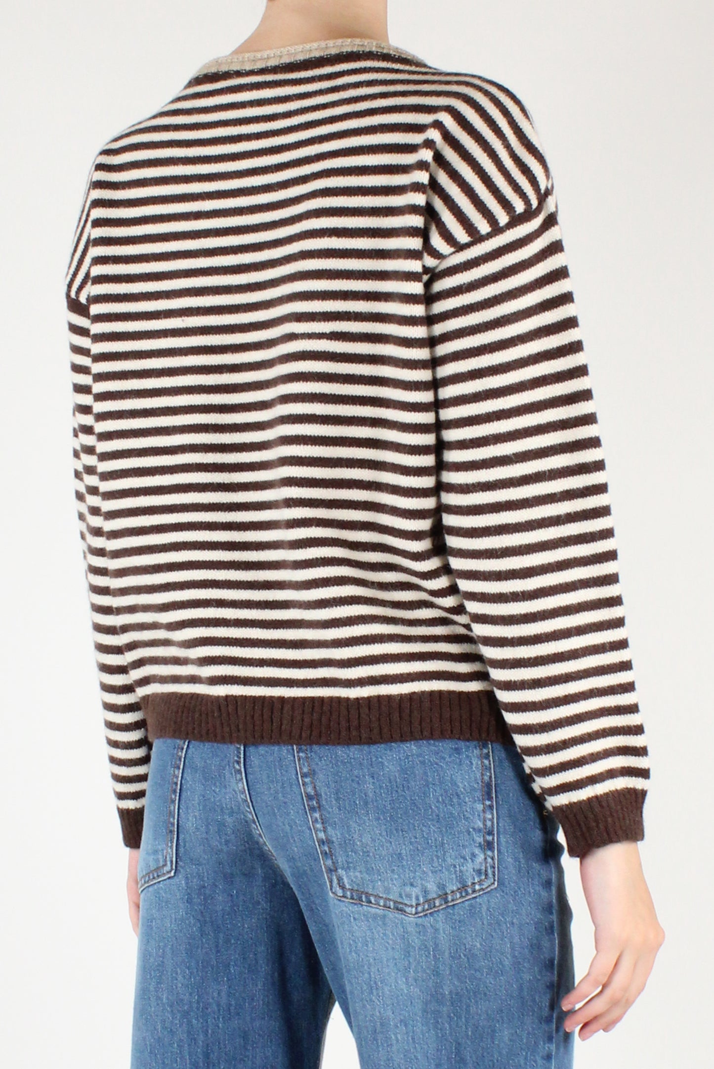 Maglione a Righe a Scatoletta