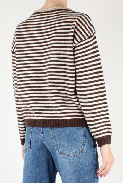 Maglione a Righe a Scatoletta