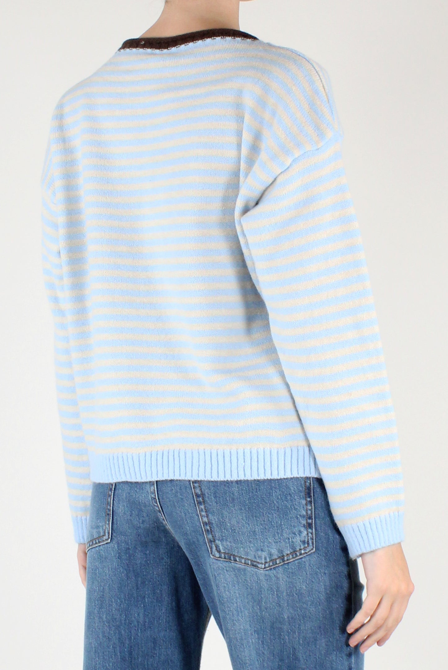 Maglione a Righe a Scatoletta