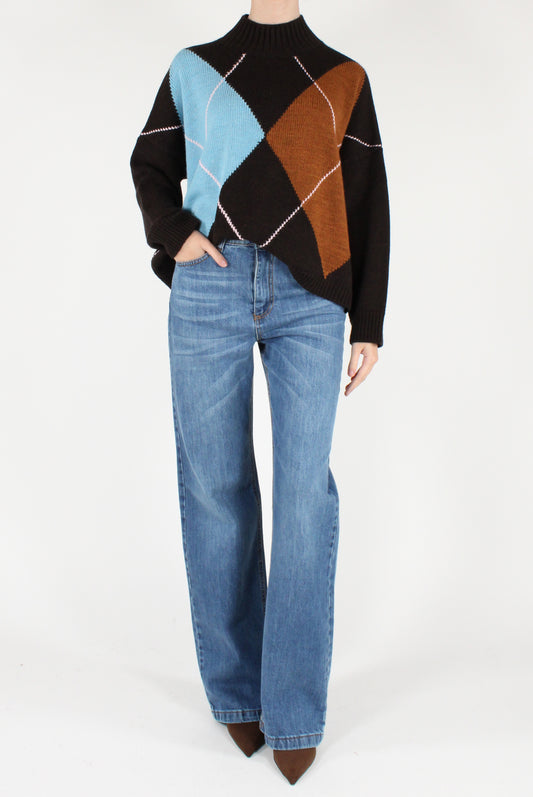 Maxi Diamond Sweater