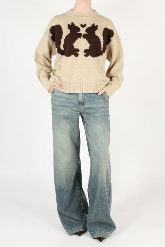 Maglione con Scoiattoli