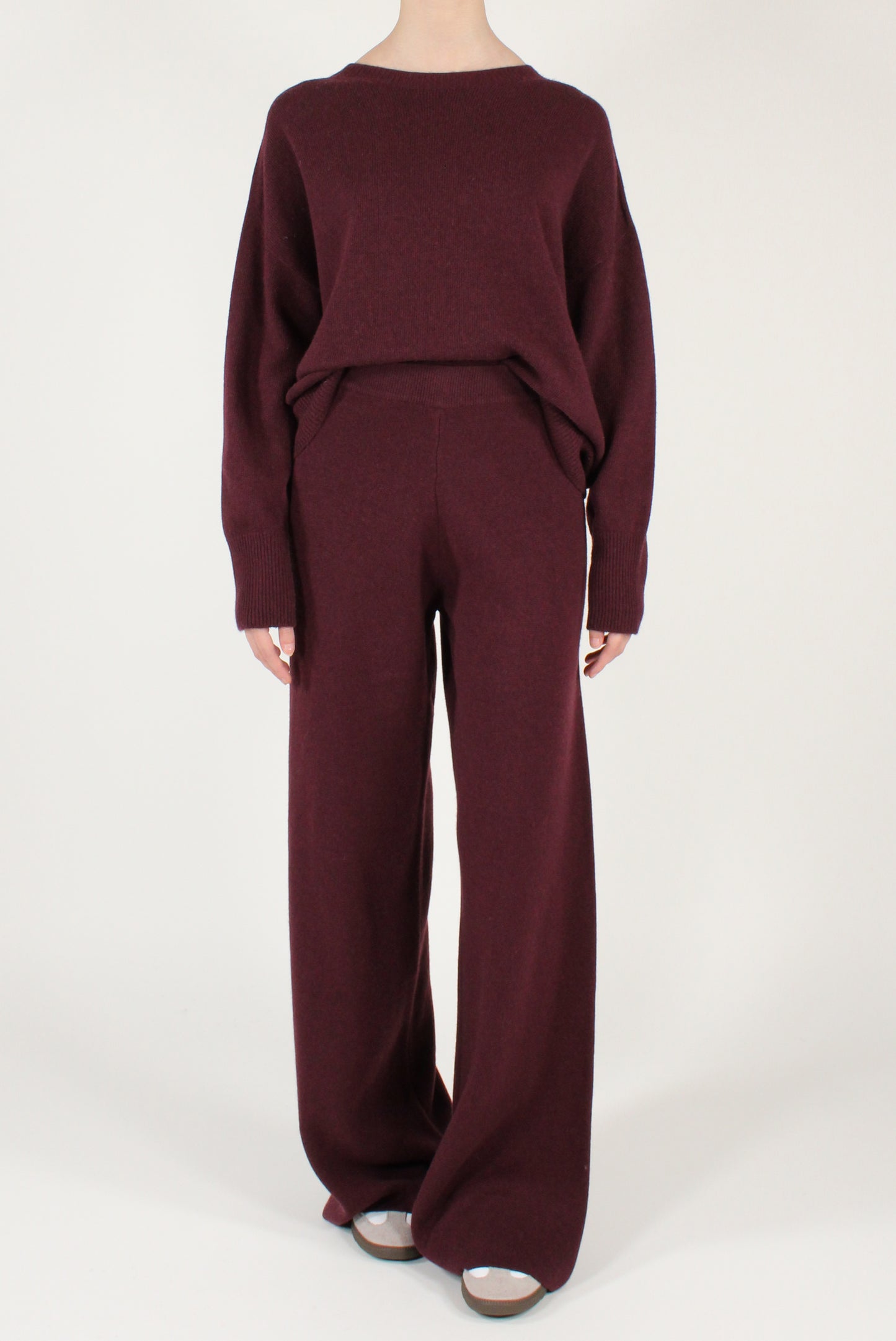 Maglione Scollo Tondo Misto Lana