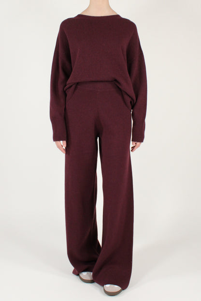 Maglione Scollo Tondo Misto Lana