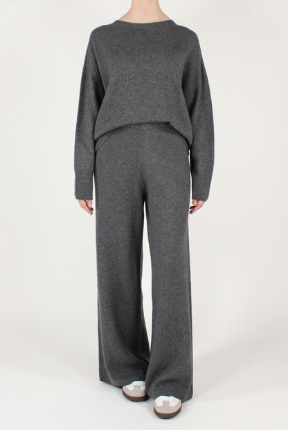 Maglione Scollo Tondo Misto Lana