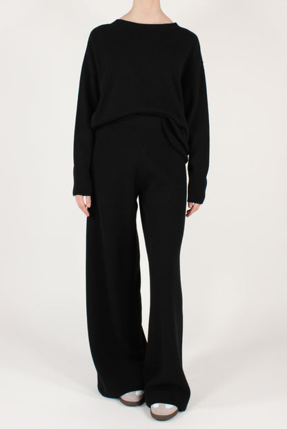 Maglione Scollo Tondo Misto Lana