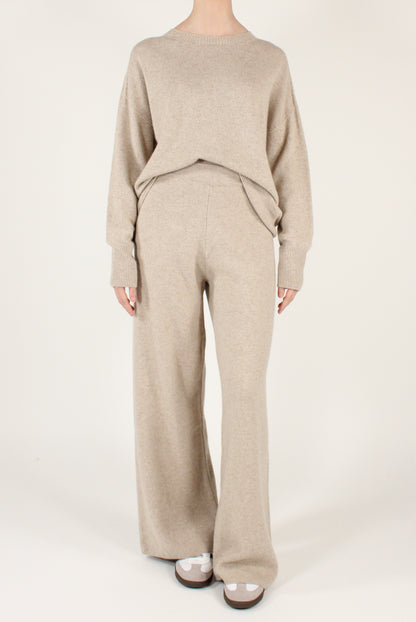 Maglione Scollo Tondo Misto Lana