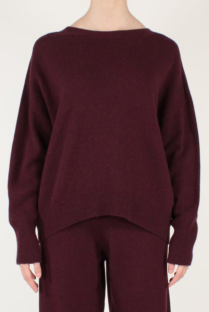 Maglione Scollo Tondo Misto Lana