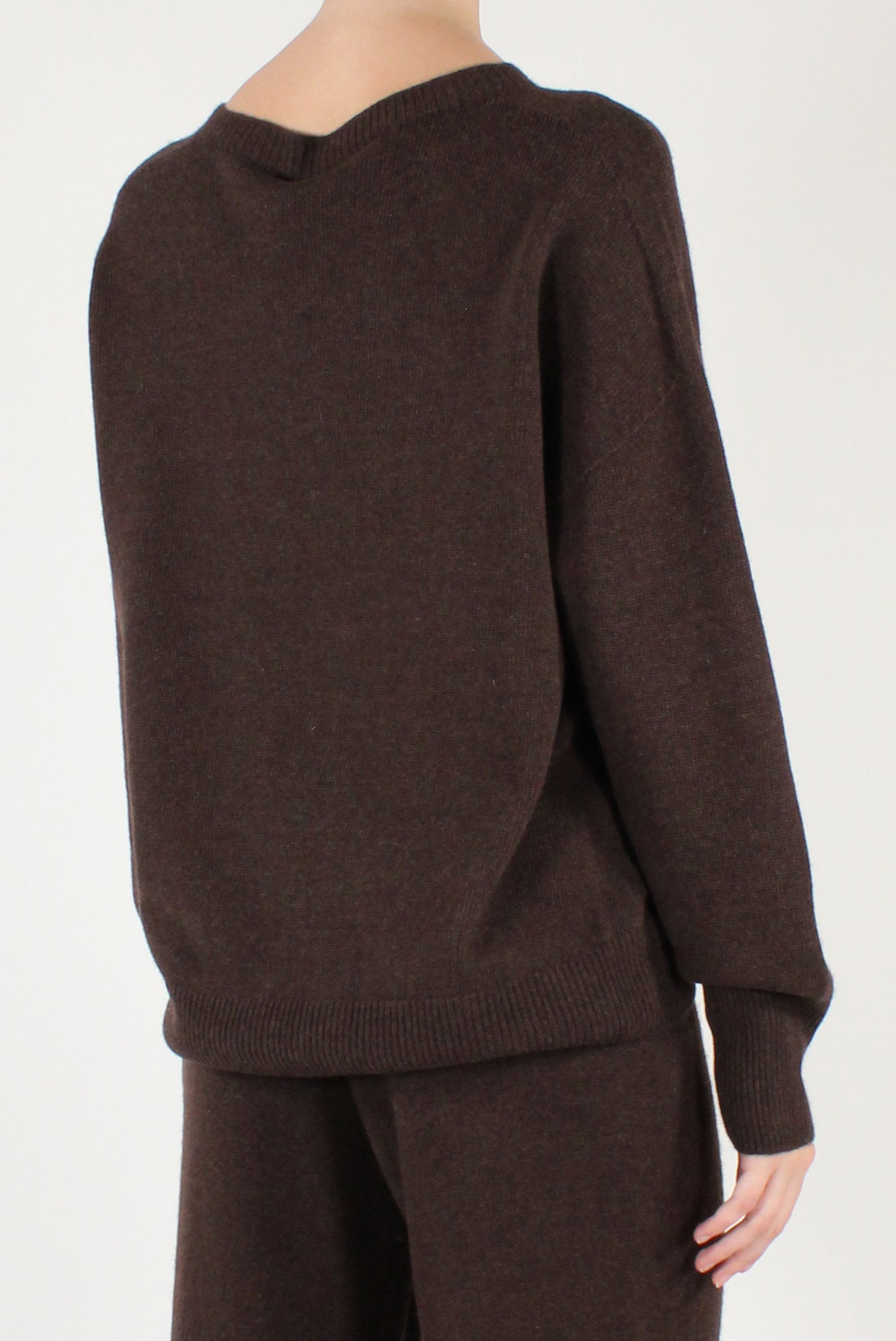 Maglione Scollo Tondo Misto Lana