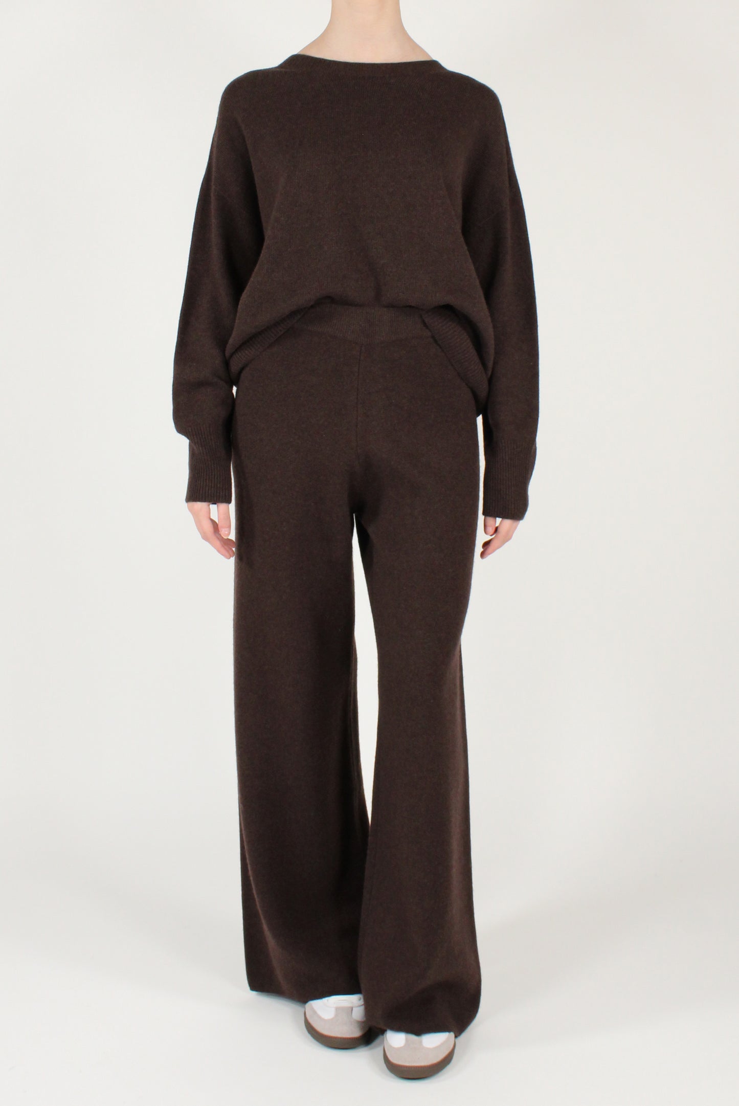 Maglione Scollo Tondo Misto Lana