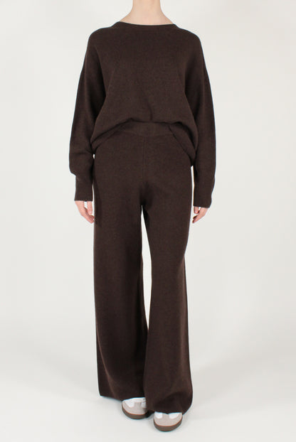 Maglione Scollo Tondo Misto Lana