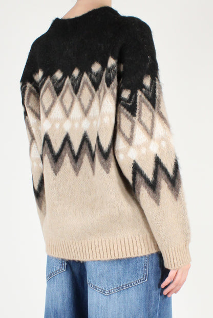 Maglione Decoro Zig Zag