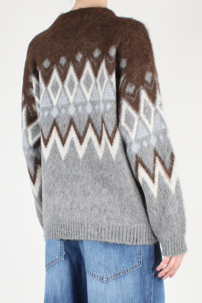 Maglione Decoro Zig Zag