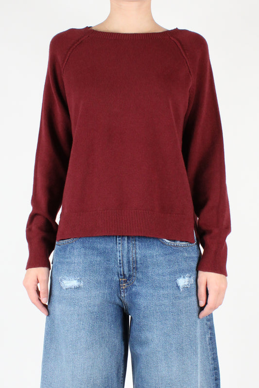 Asymmetric Crewneck Sweater