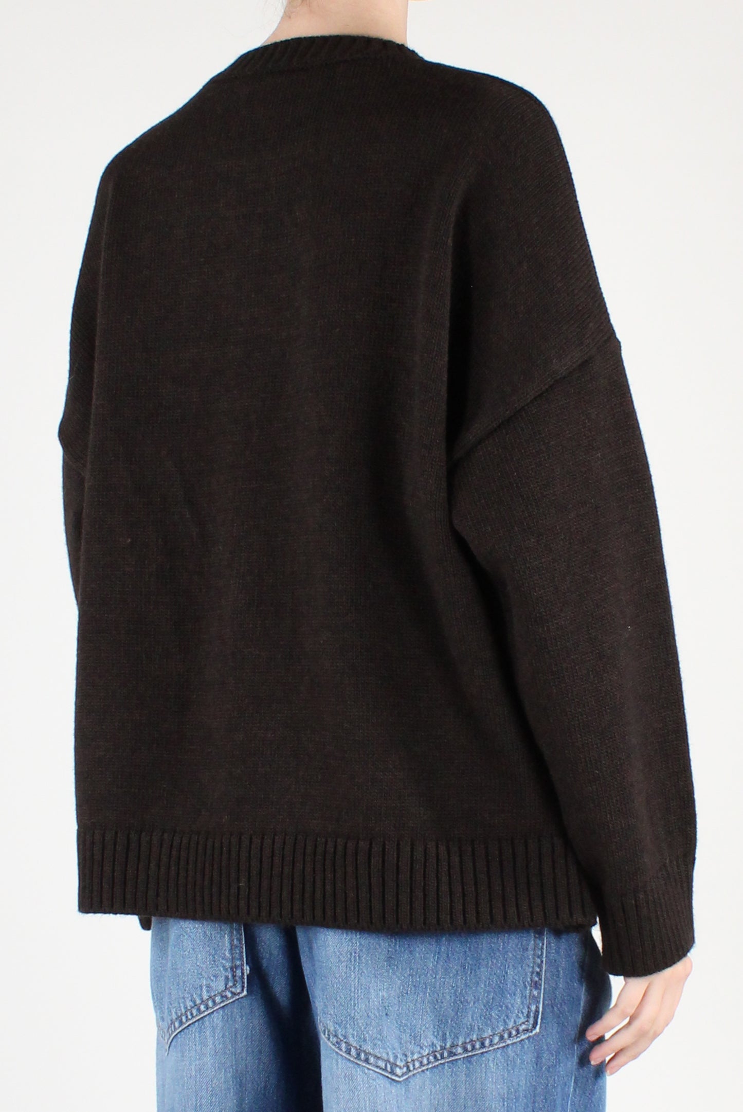 Maglione Over Scritta "Merry Christmas"