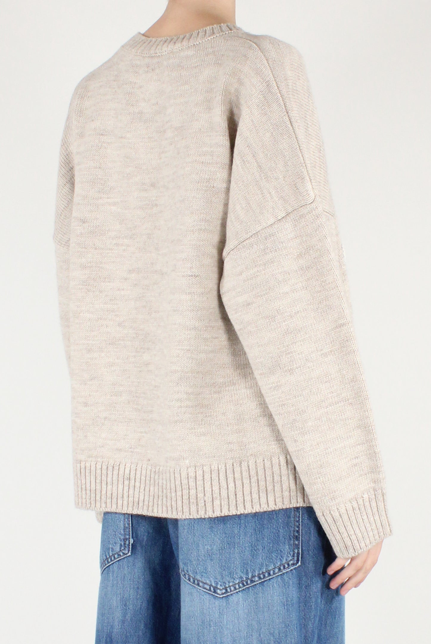 Maglione Over Scritta "Merry Christmas"