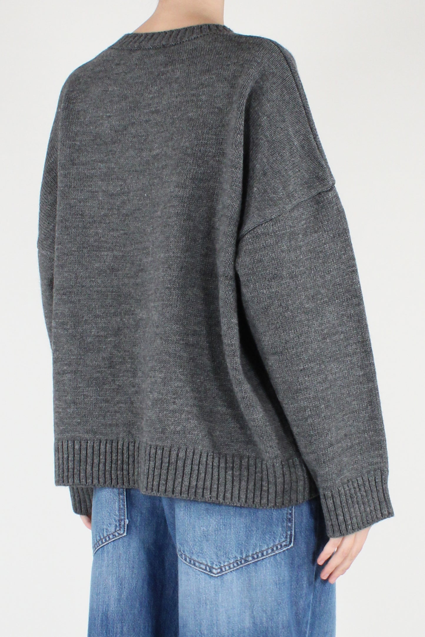 Maglione Over Scritta "Merry Christmas"