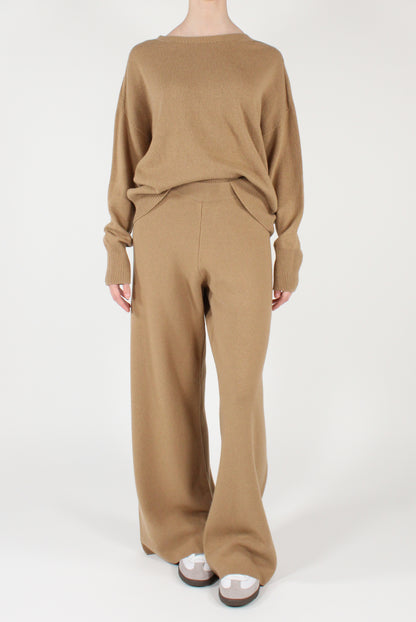 Maglione Scollo Tondo Misto Lana