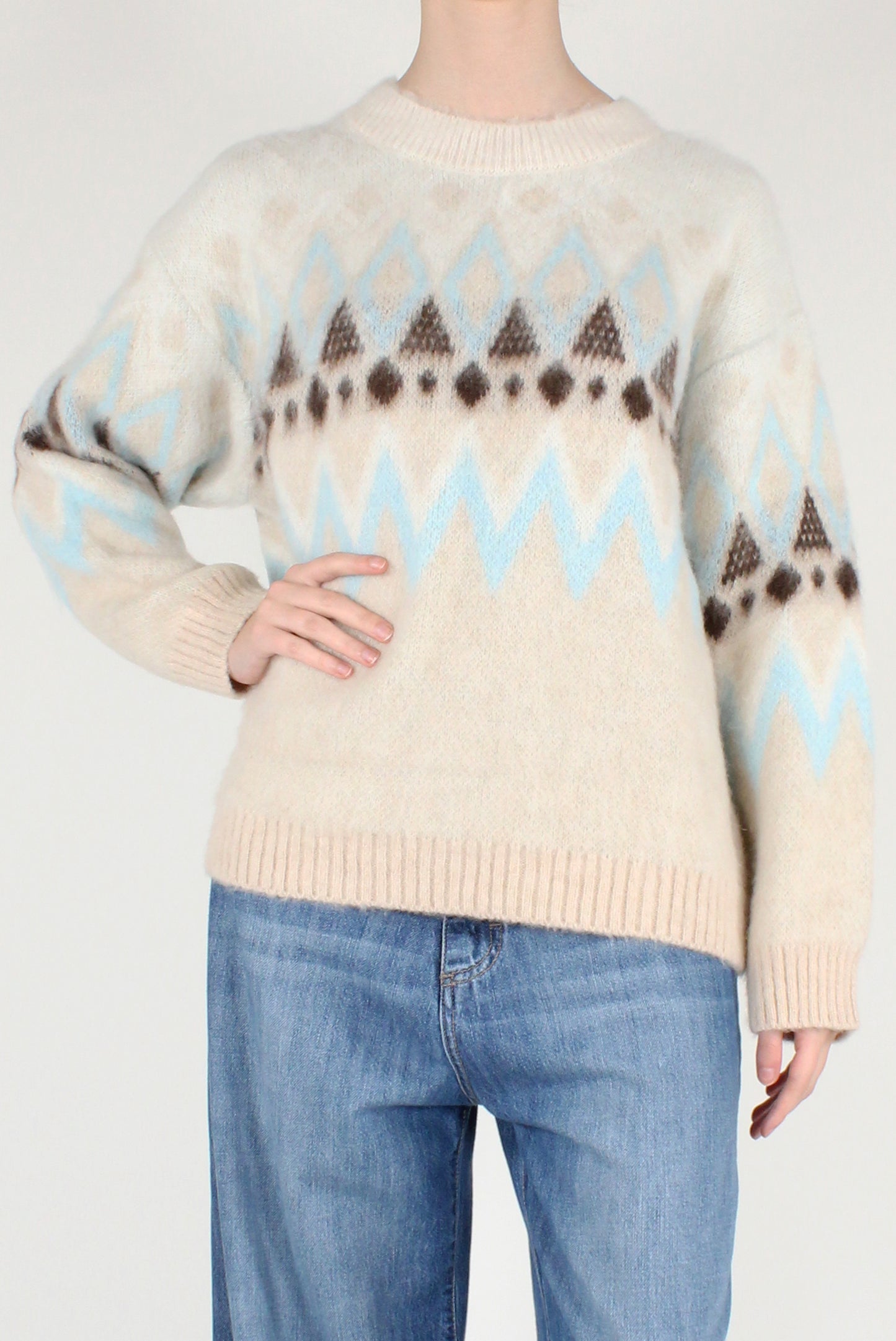 Maglione Decoro Zig Zag