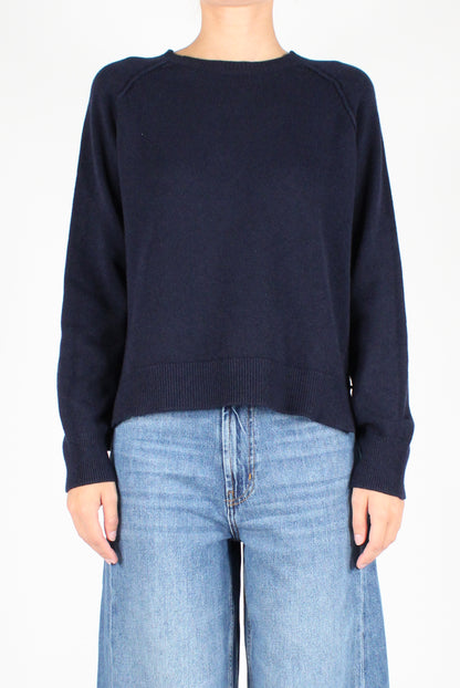 Asymmetric Crewneck Sweater