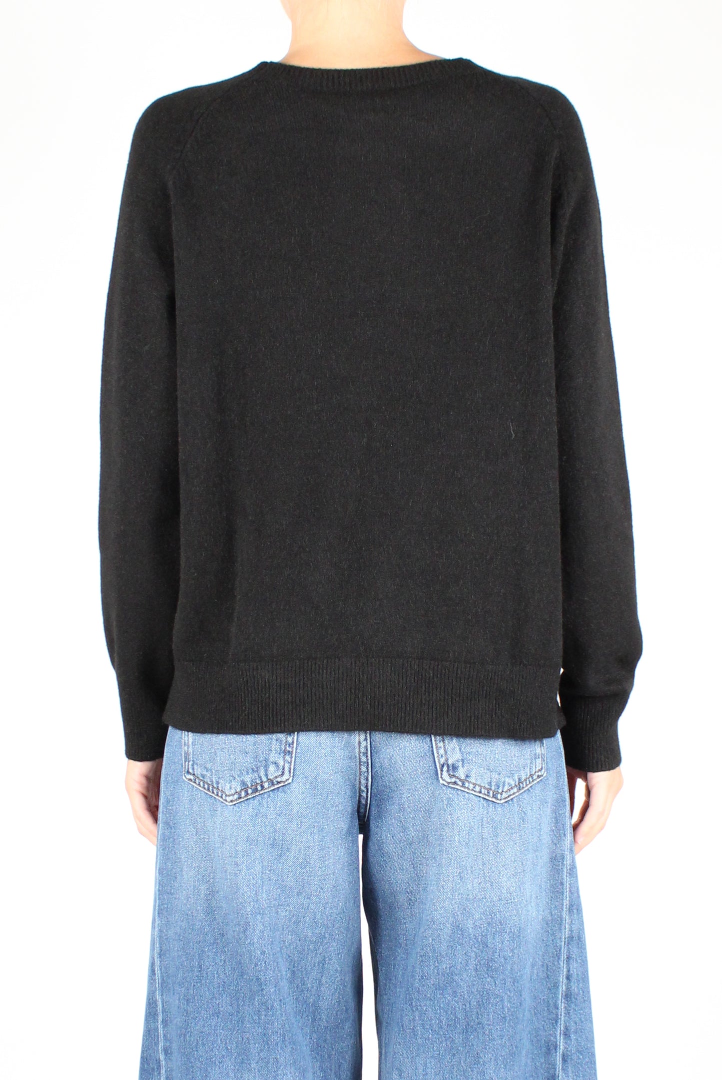 Asymmetric Crewneck Sweater