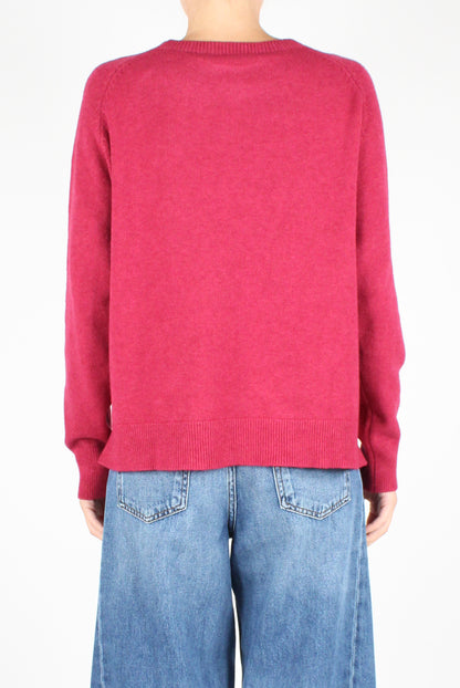 Asymmetric Crewneck Sweater