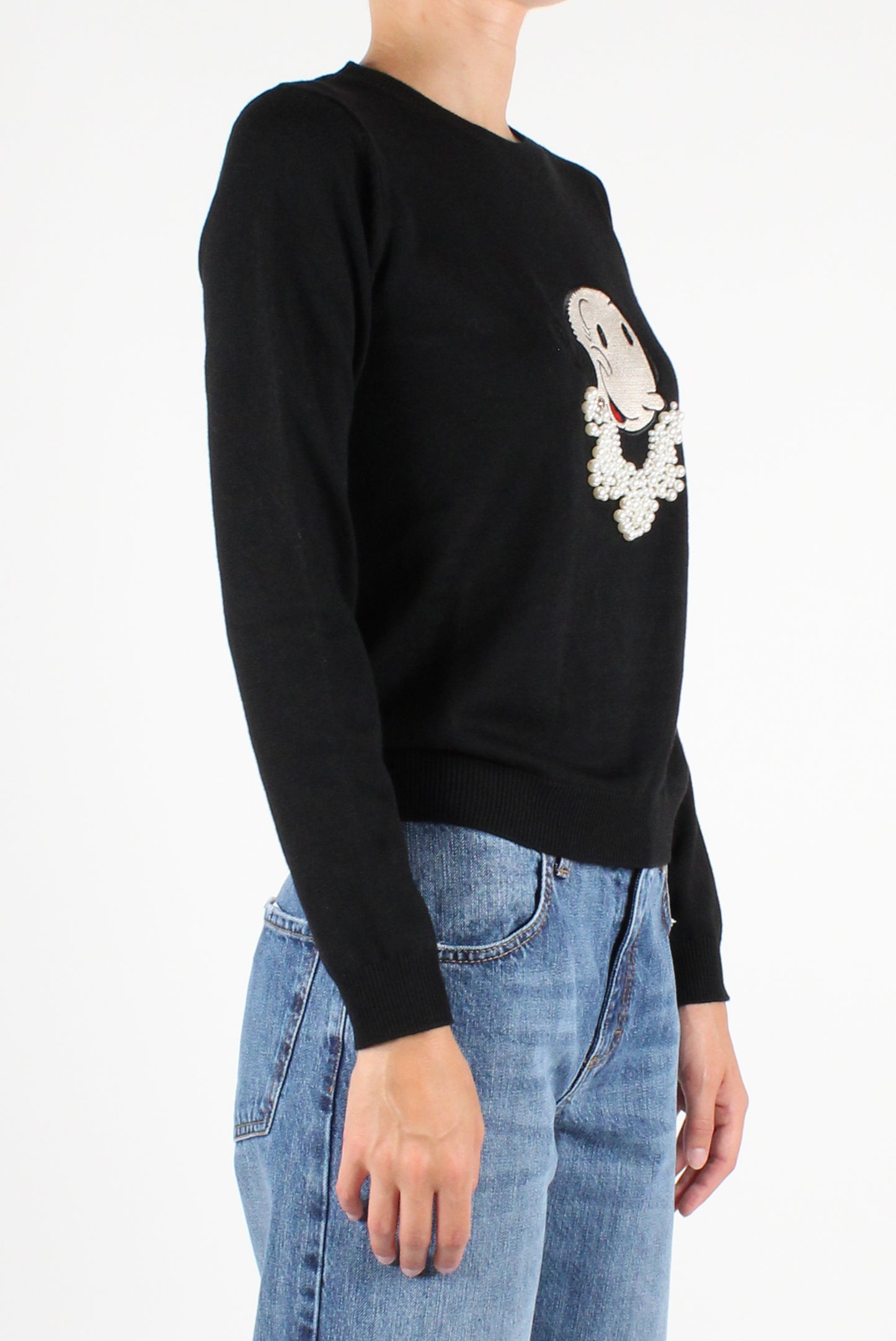 Olivia Embroidery Crewneck Sweater