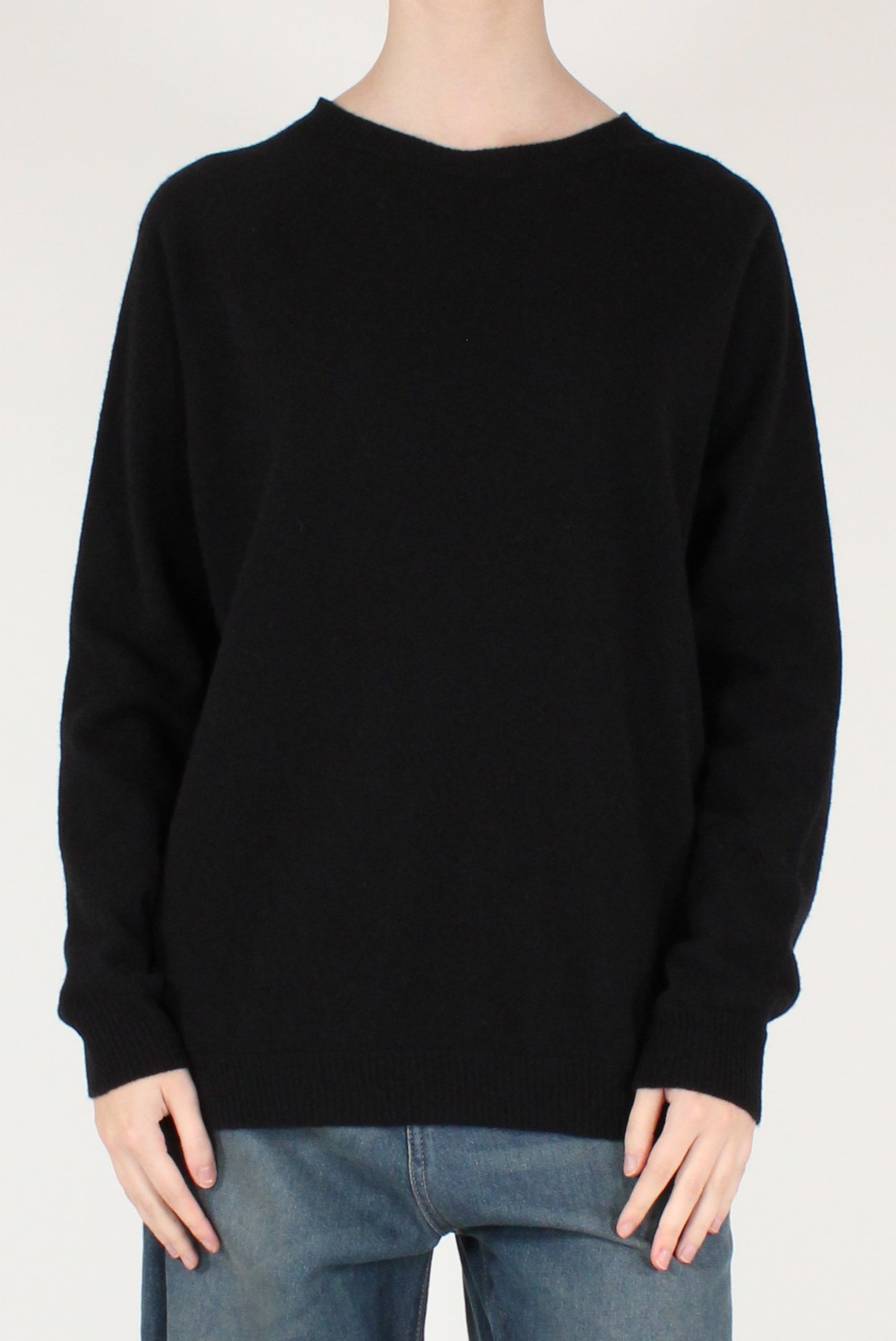 Maglione a Scatoletta in Pura Lana