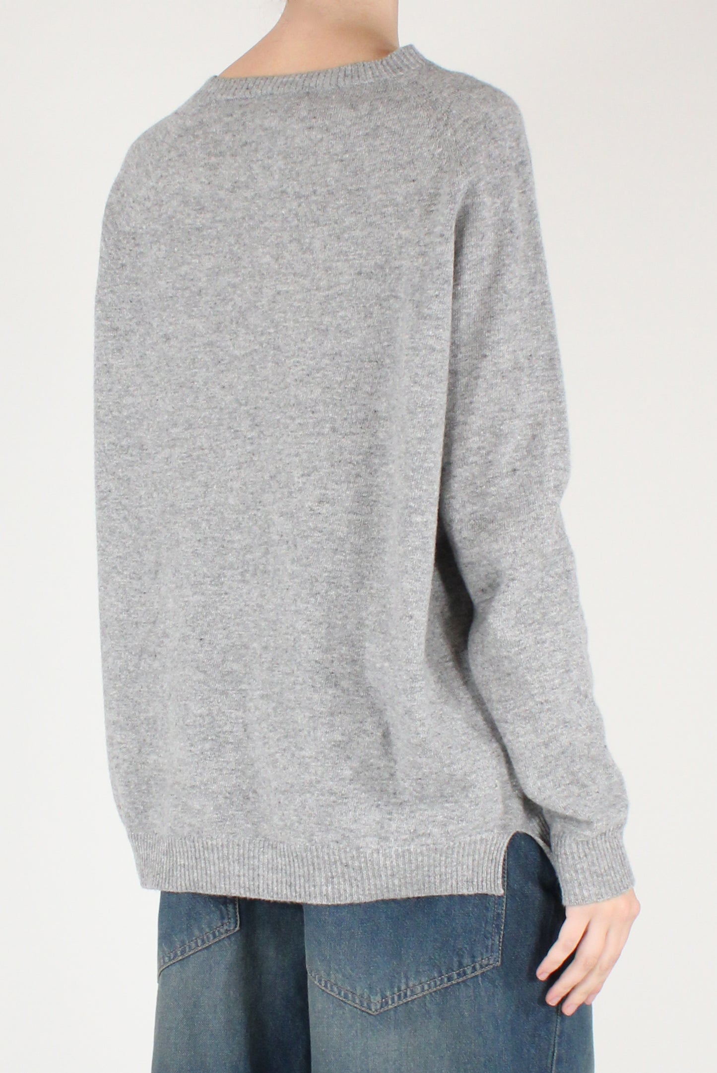 Maglione a Scatoletta in Pura Lana