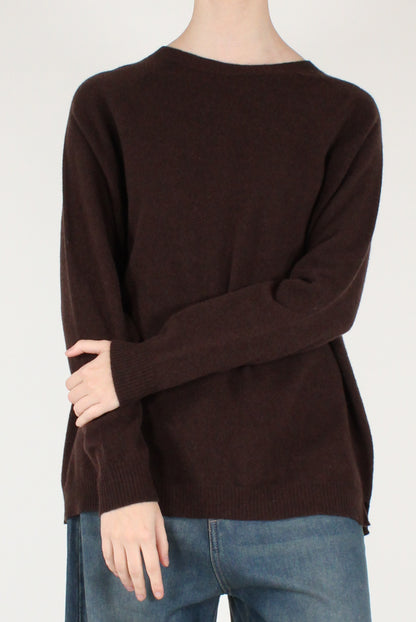 Maglione a Scatoletta in Pura Lana