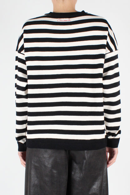 Striped Crewneck Sweater