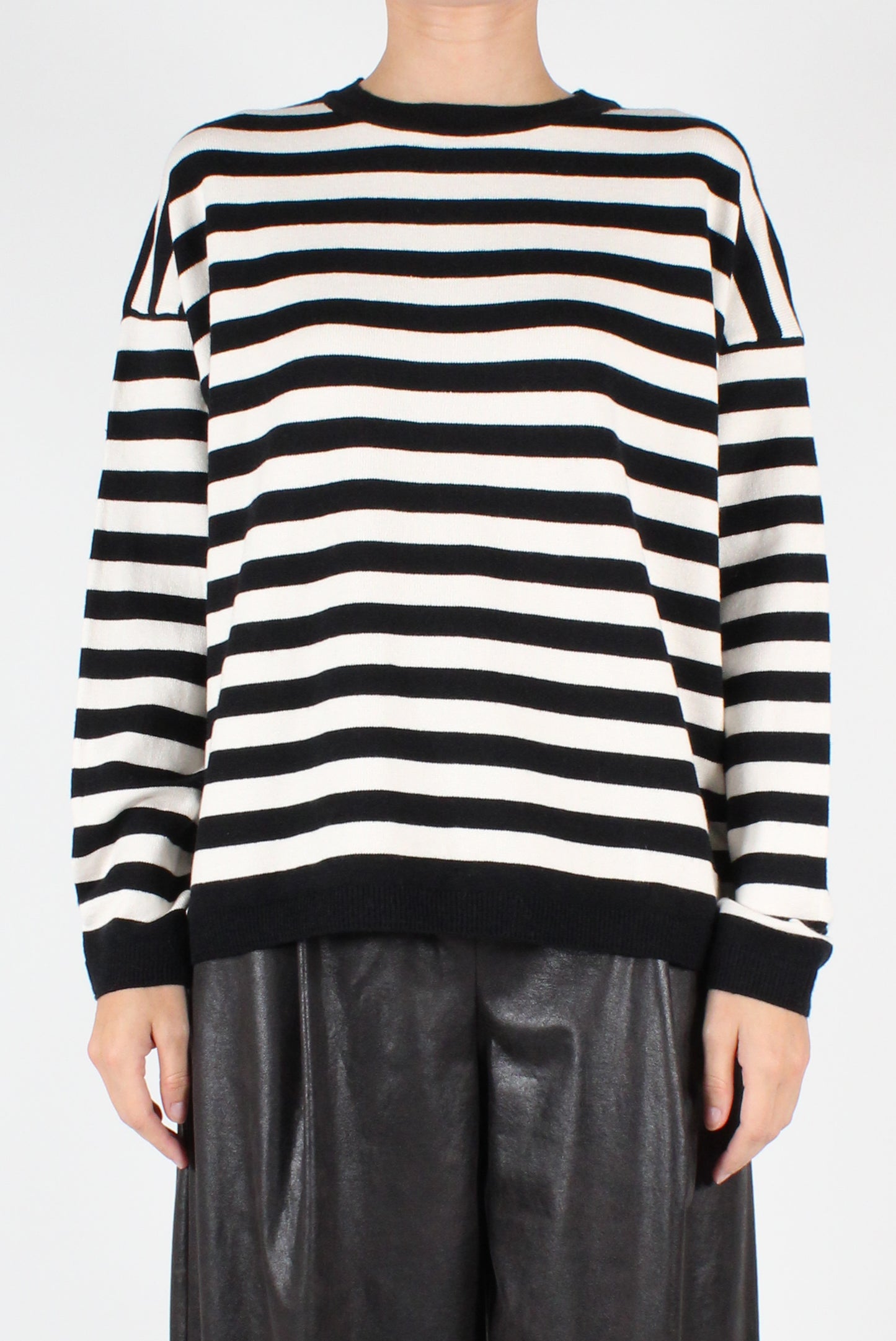 Striped Crewneck Sweater