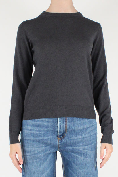 Maglione Girocollo Misto Viscosa