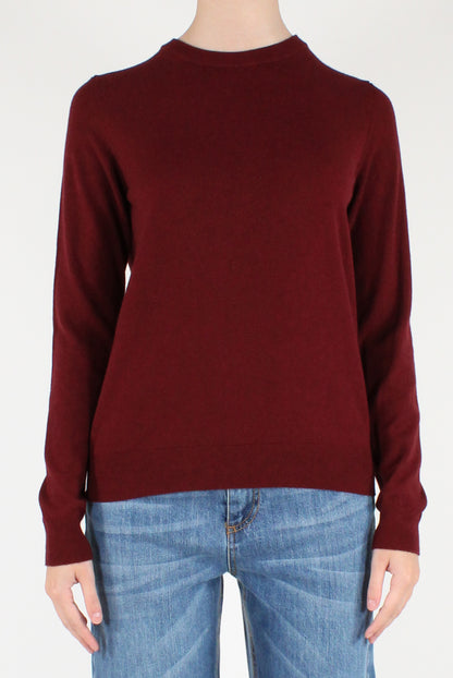 Maglione Girocollo Misto Viscosa