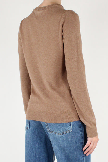 Maglione Girocollo Misto Viscosa