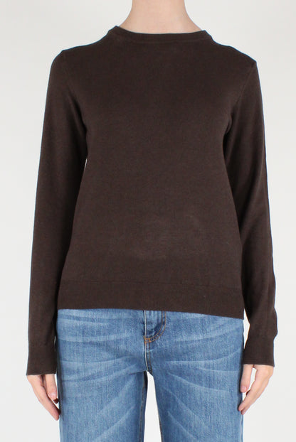 Maglione Girocollo Misto Viscosa