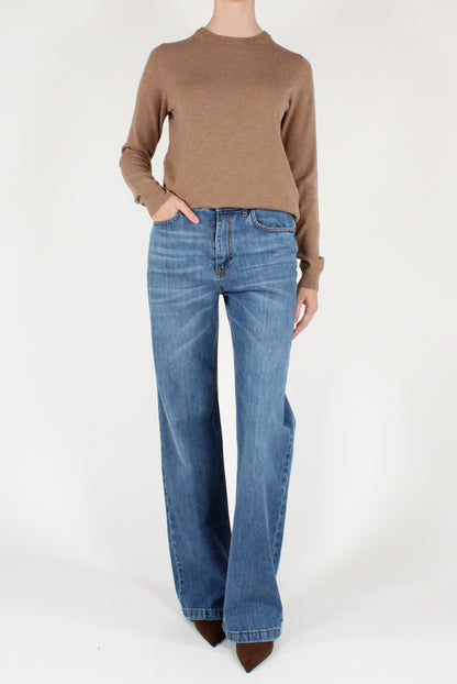 Maglione Girocollo Misto Viscosa