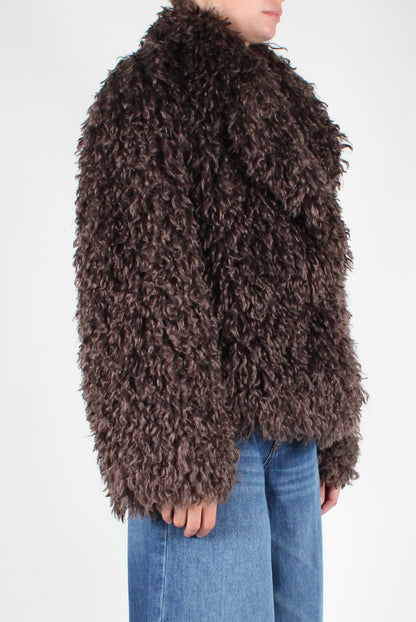 Mongolian Eco Fur Jacket