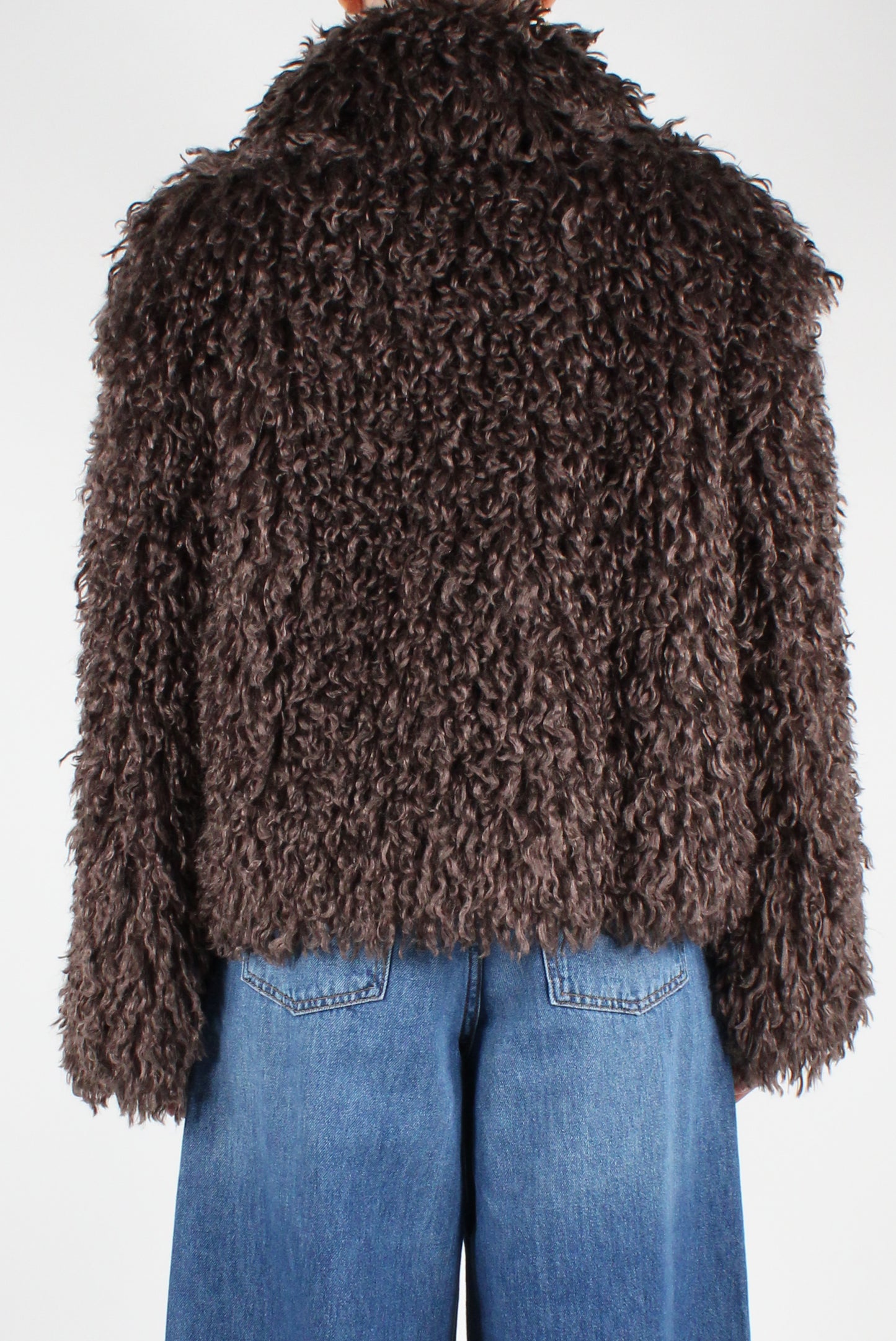 Mongolian Eco Fur Jacket