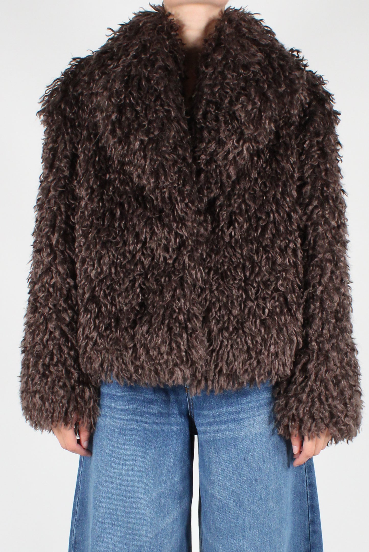 Mongolian Eco Fur Jacket