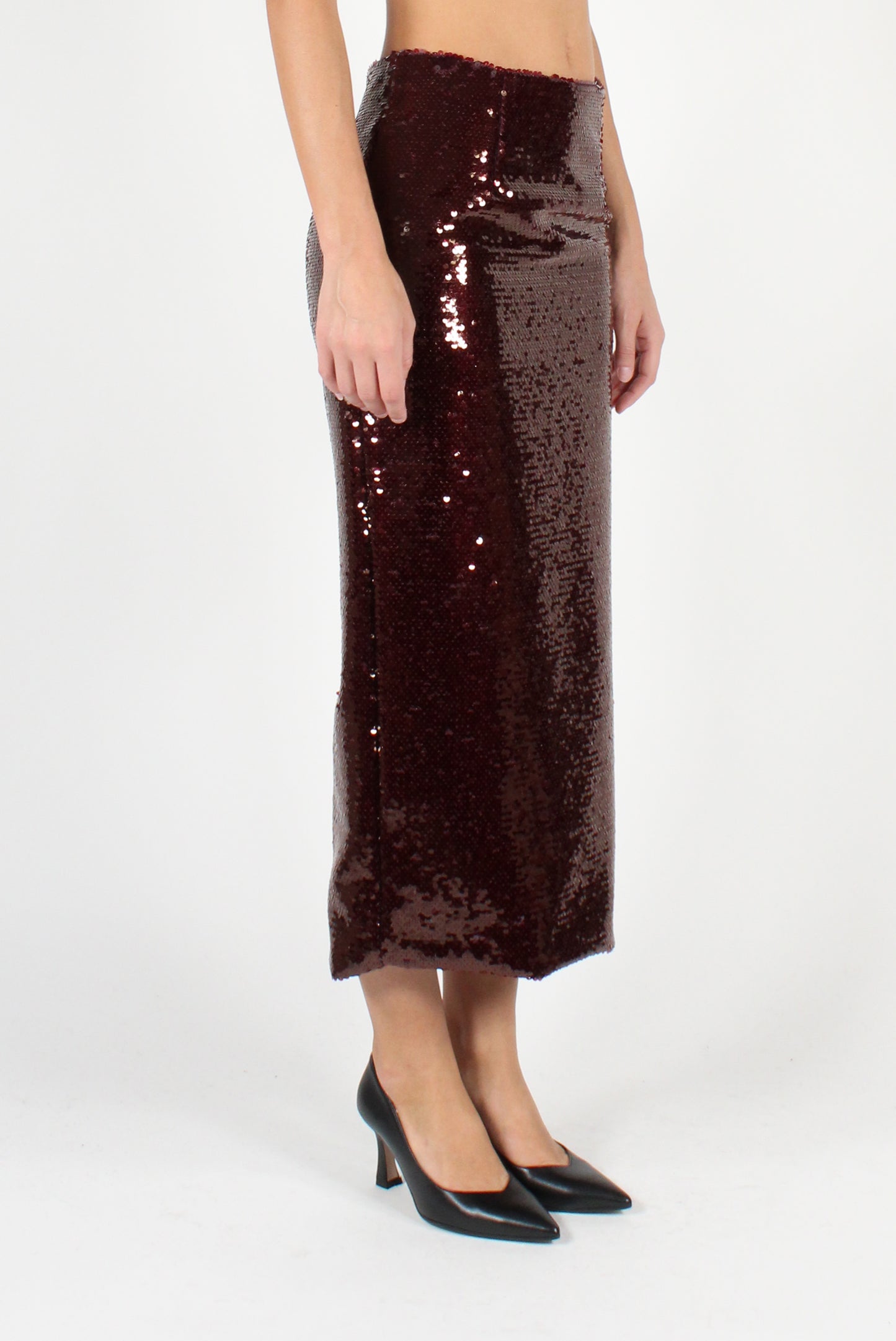 Sequin Midi Skirt