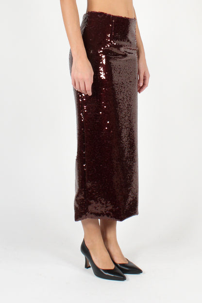 Sequin Midi Skirt