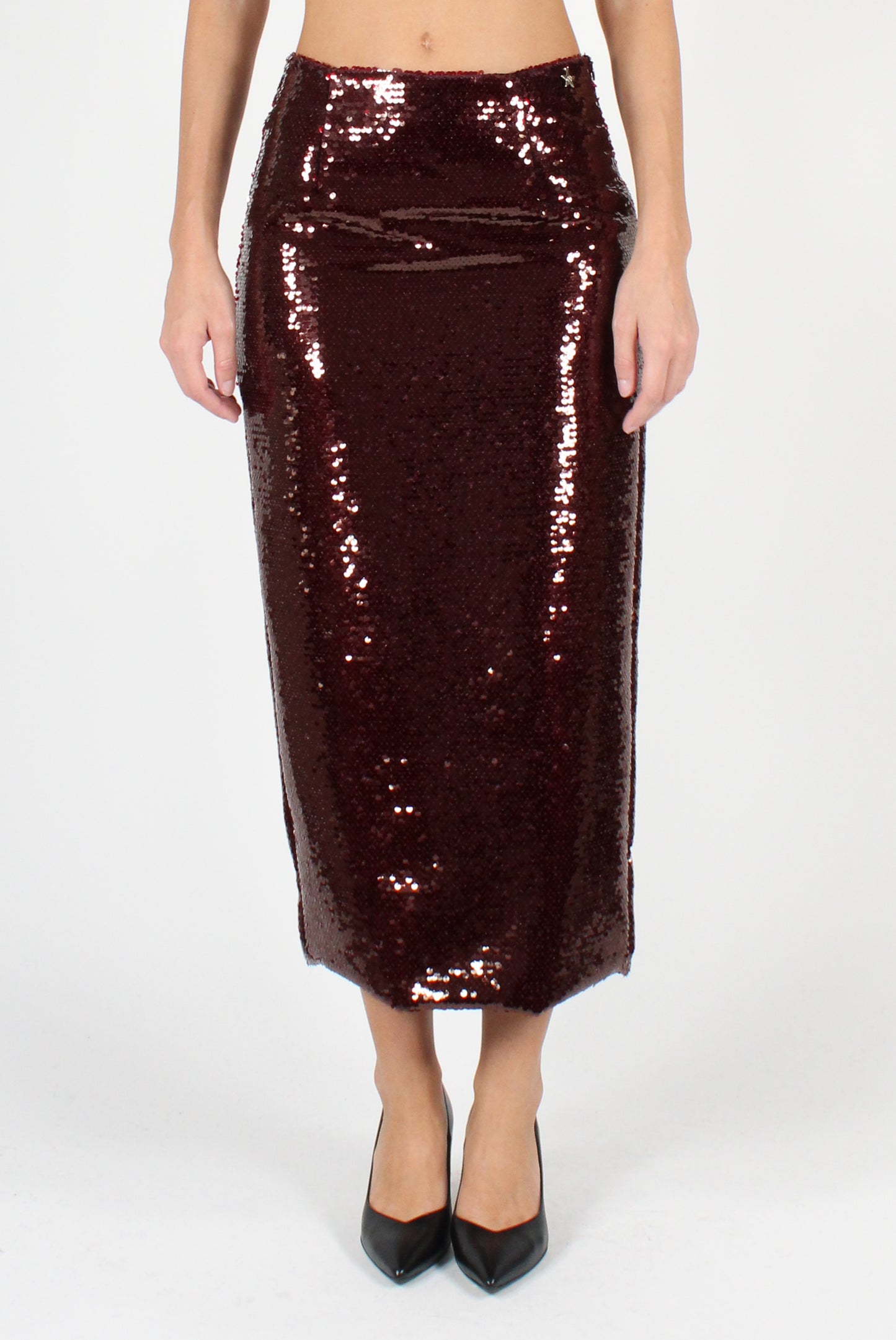 Sequin Midi Skirt