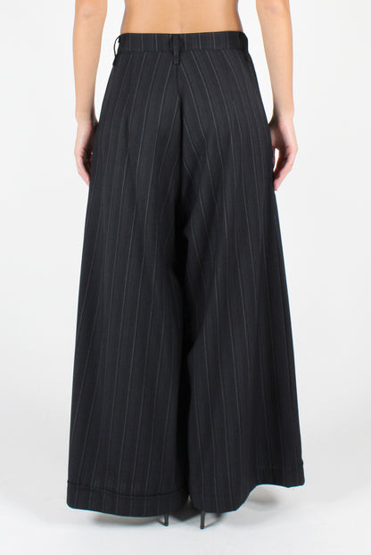 Pinstripe Trouser Skirt