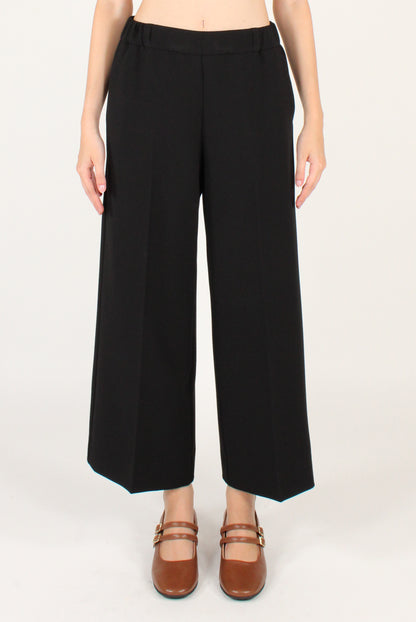 Pantaloni Cropped con Elastico